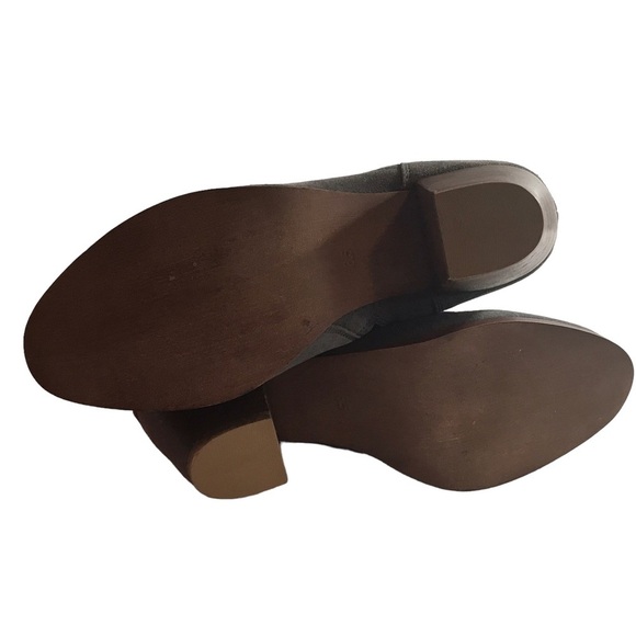 DIBA Sofia Gray Suede Leather Ankle Booties 8.5 NEW - Picture 9 of 13